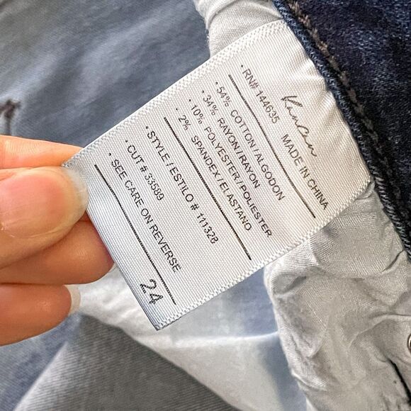 KanCan Curvy Dark Wash Stretch Skinny Jean Size 24 - Picture 4 of 8